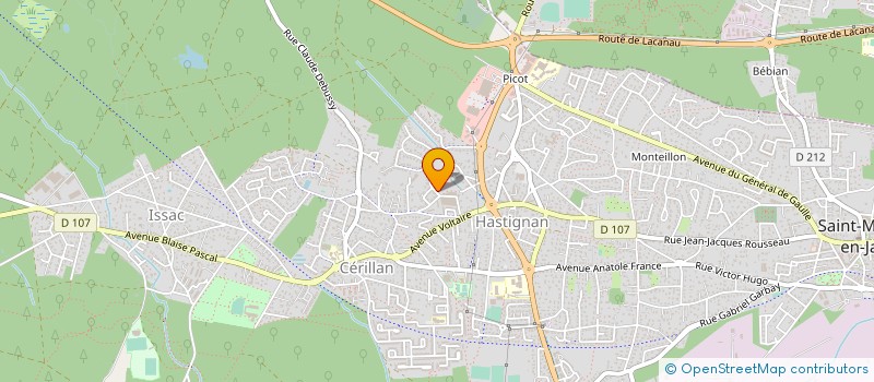 localisation de l'entreprise 807 870 365   SAINT-MEDARD-EN-JALLES