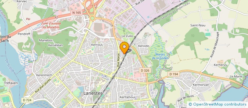 localisation de l'entreprise 807 888 995   LANESTER