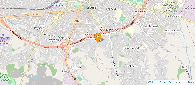 localisation de l'entreprise 807 891 148 à ALBI