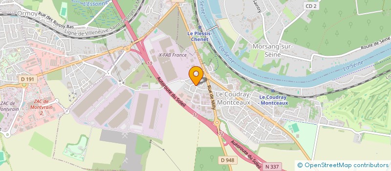 localisation de l'entreprise 807 897 780 à OULINS