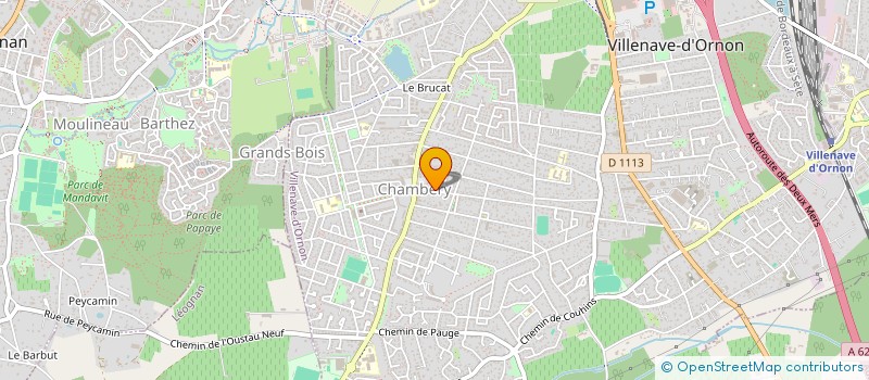 localisation de l'entreprise 807 905 625  à VILLENAVE-D'ORNON