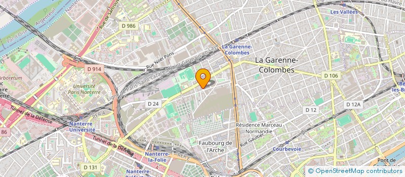 localisation de l'entreprise 807 916 135   LA GARENNE-COLOMBES