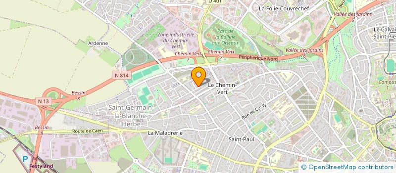 localisation de l'entreprise 807 943 964  à CAEN
