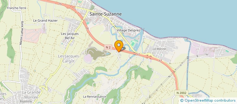 localisation de l'entreprise 807 960 117   SAINTE-SUZANNE