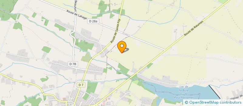 localisation de l'entreprise 807 960 596 à POUCHARRAMET
