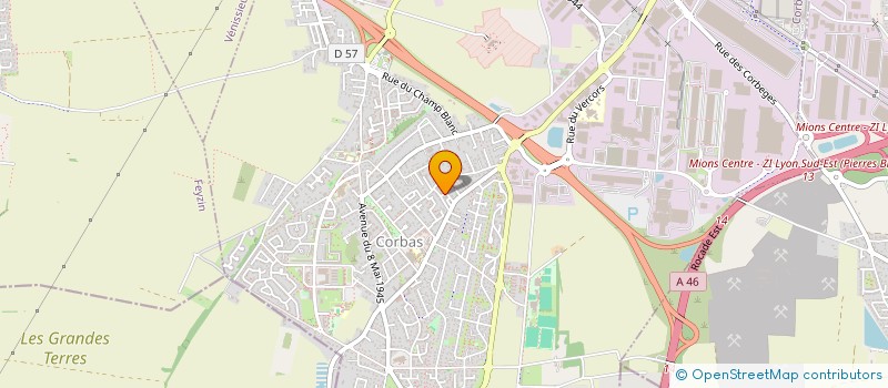 localisation de l'entreprise 807 984 554  à CORBAS