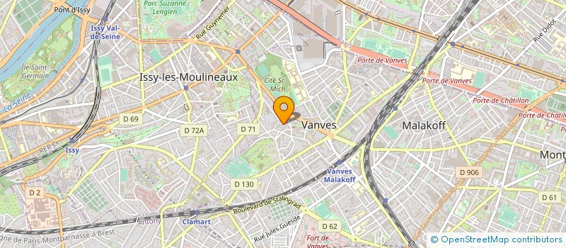 localisation de l'entreprise 808 012 363 à VANVES