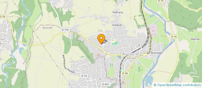 localisation de l'entreprise 808 042 030   BRASSAC-LES-MINES