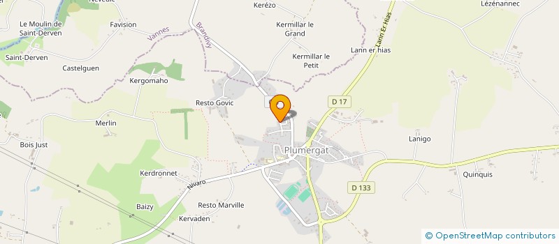 localisation de l'entreprise 808 042 139   PLUMERGAT