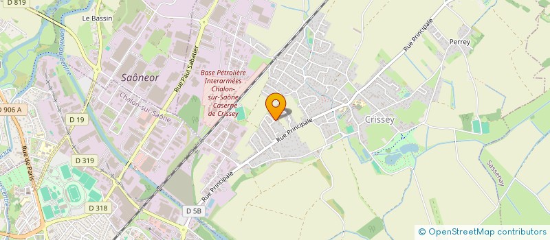 localisation de l'entreprise 808 172 589   CRISSEY