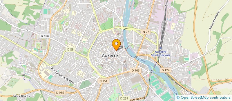 localisation de l'entreprise 808 180 079   AUXERRE