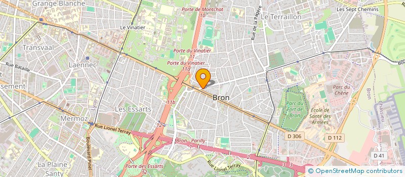 localisation de l'entreprise 808 184 782   BRON