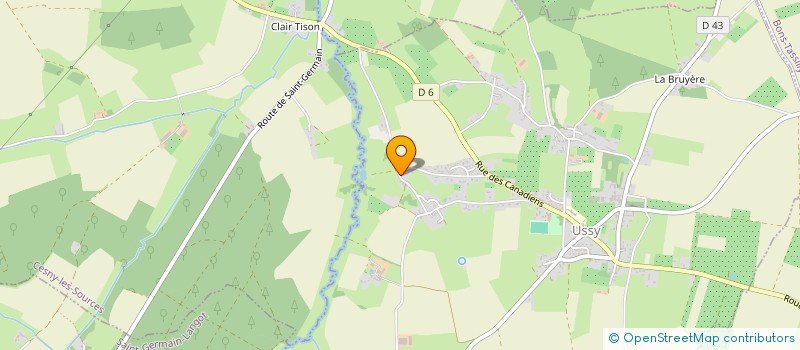 localisation de l'entreprise 808 211 510   USSY