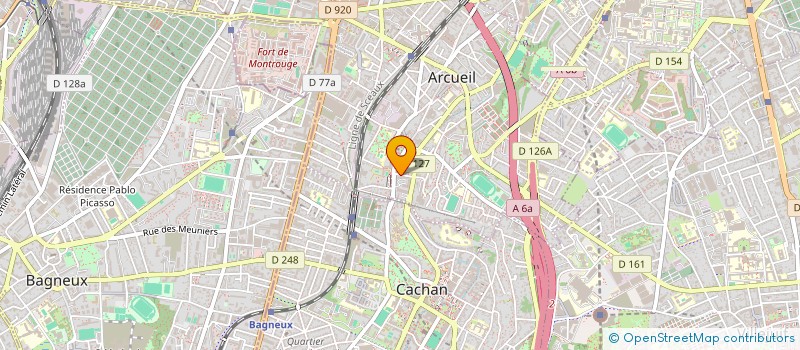 localisation de l'entreprise 808 225 692   ARCUEIL