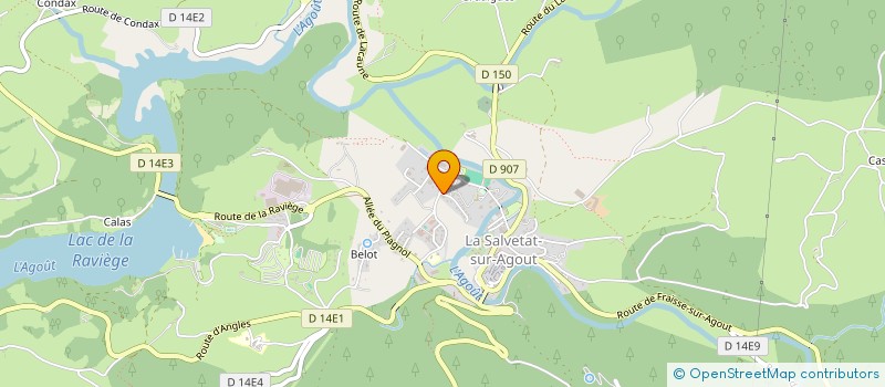 localisation de l'entreprise 808 233 761   LA SALVETAT-SUR-AGOUT