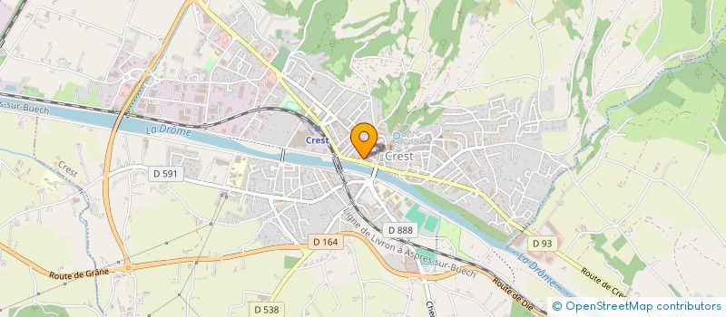 localisation de l'entreprise 808 242 093   CREST