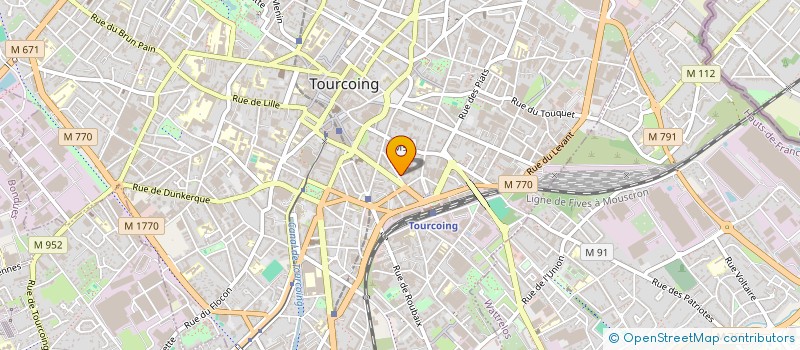 localisation de l'entreprise 808 260 954 à TOURCOING