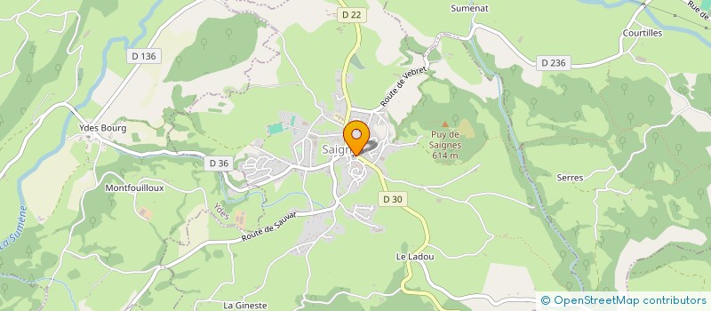 localisation de l'entreprise 808 275 549 à SAIGNES