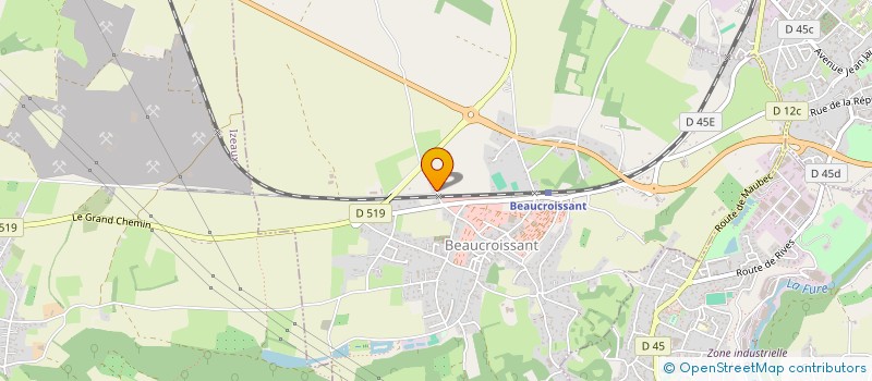 localisation de l'entreprise 808 275 846   BEAUCROISSANT