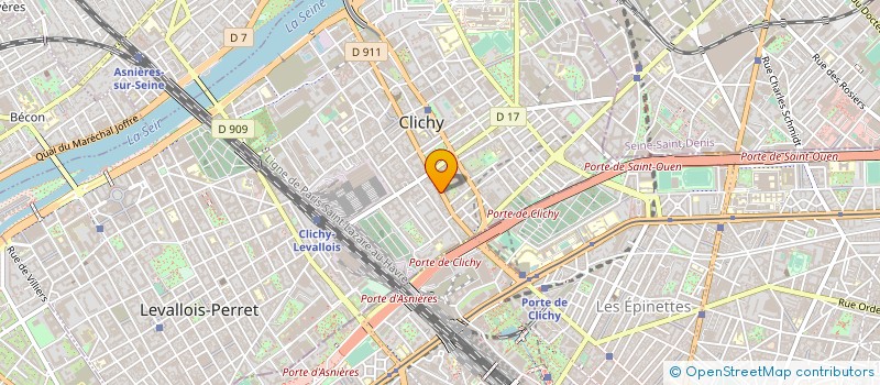 localisation de l'entreprise 808 281 463   CLICHY