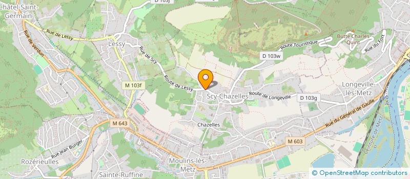 localisation de l'entreprise 808 288 385   SCY-CHAZELLES