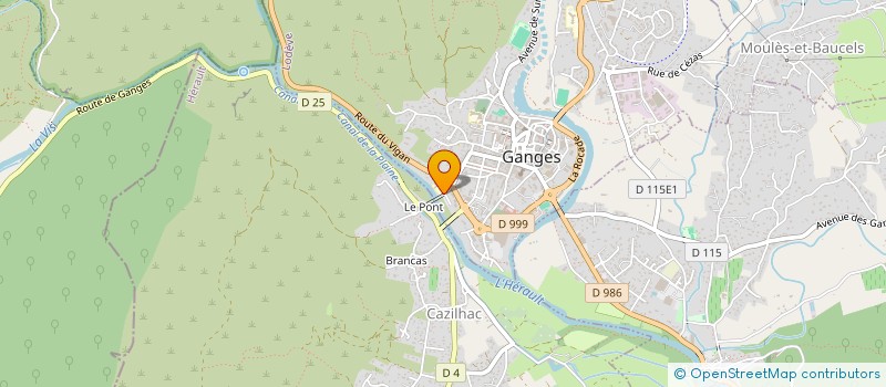 localisation de l'entreprise 808 288 559   GANGES