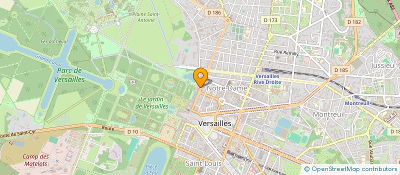 localisation de l'entreprise 808 344 733  à VERSAILLES