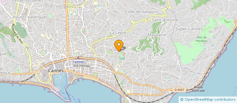 localisation de l'entreprise 808 414 692 à ANTIBES