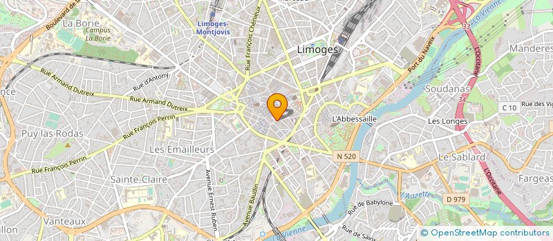 localisation de l'entreprise 808 426 233 à LIMOGES