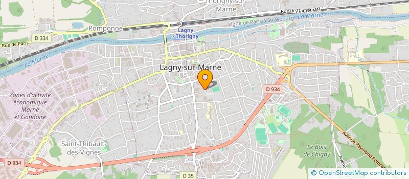 localisation de l'entreprise 808 428 312   LAGNY-SUR-MARNE