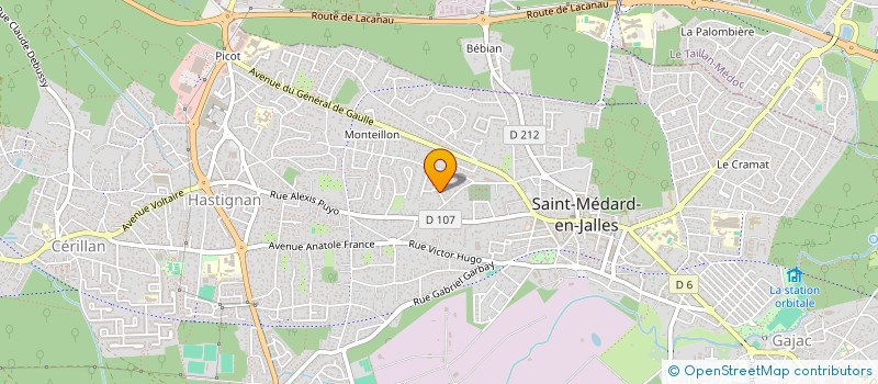 localisation de l'entreprise 808 429 997   BORDEAUX