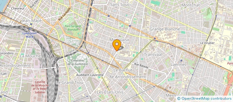 localisation de l'entreprise 808 438 287   LYON