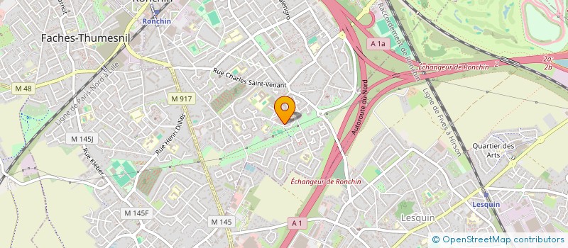 localisation de l'entreprise 808 448 906   RONCHIN