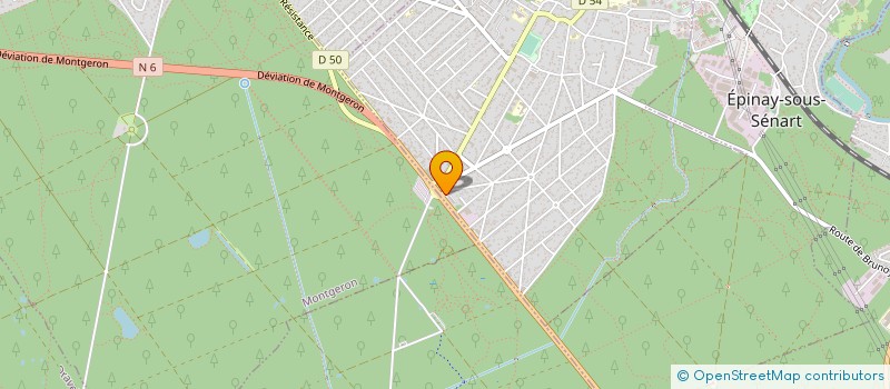 localisation de l'entreprise 808 506 406 à BRUNOY