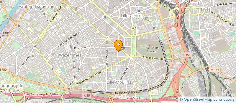 localisation de l'entreprise 808 534 960 à LILLE