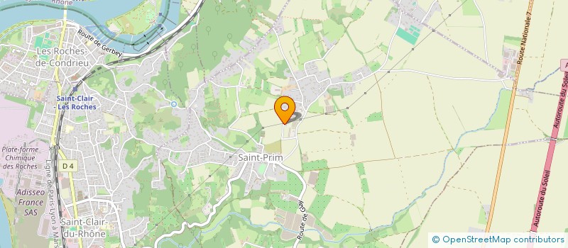 localisation de l'entreprise 808 540 017   SAINT-PRIM