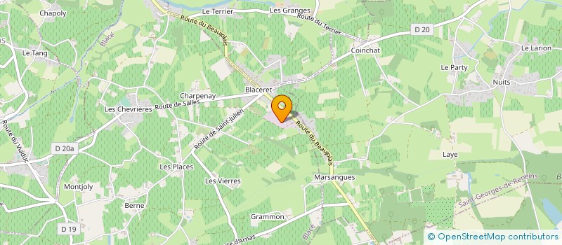 localisation de l'entreprise 808 540 140   BLACE