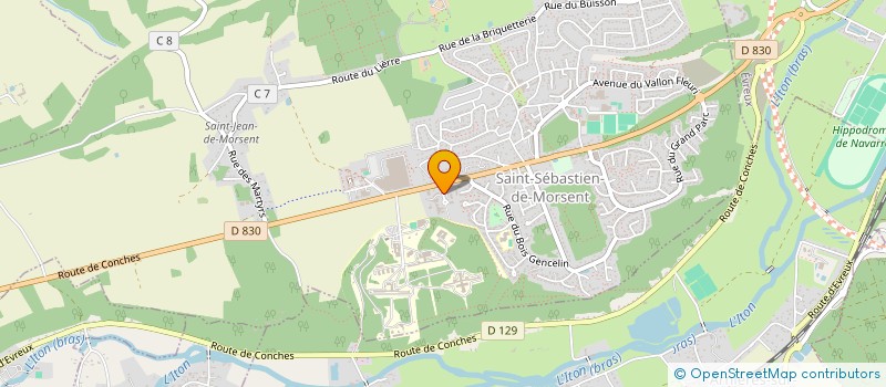 localisation de l'entreprise 808 550 347  à BERNAY