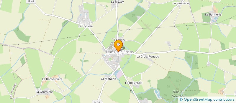 localisation de l'entreprise 808 566 830   TRANS-SUR-ERDRE