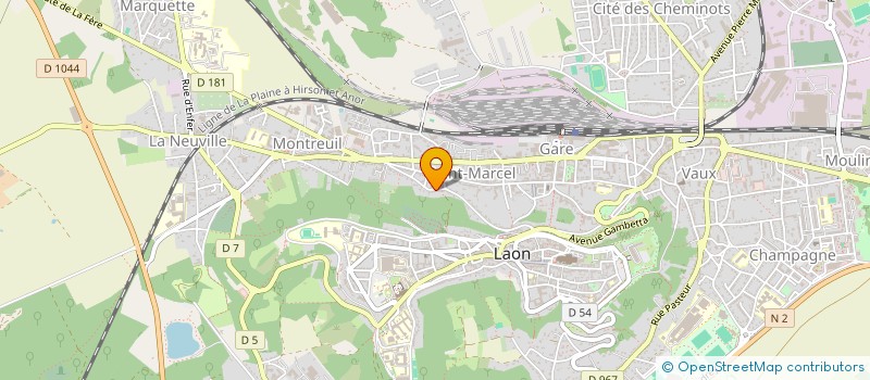 localisation de l'entreprise 808 590 608   LAON