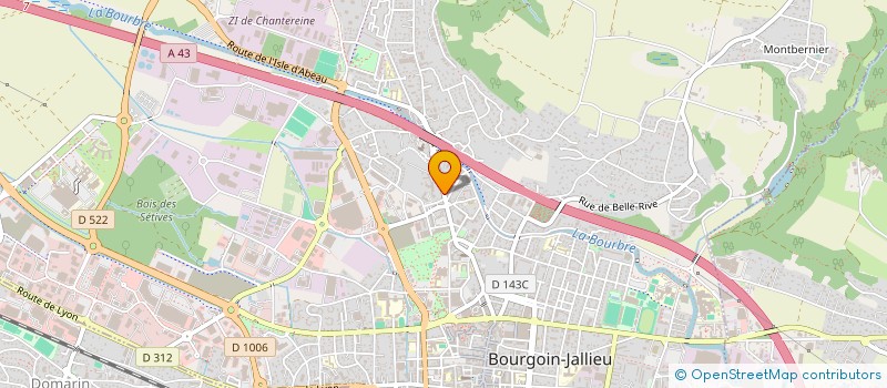 localisation de l'entreprise 808 593 933  à BOURGOIN-JALLIEU