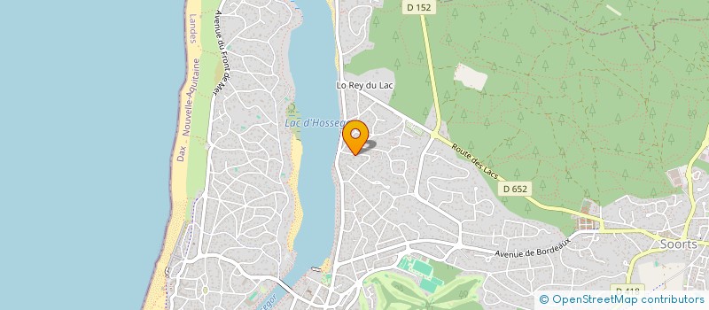 localisation de l'entreprise 808 597 629   SOORTS-HOSSEGOR