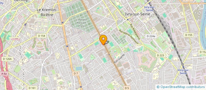 localisation de l'entreprise 808 608 640   VITRY-SUR-SEINE