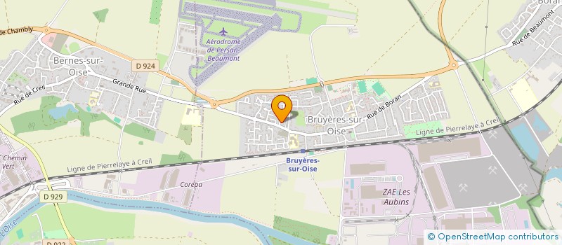 localisation de l'entreprise 808 640 213   BRUYERES-SUR-OISE