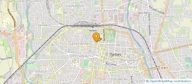 localisation de l'entreprise 808 658 793   TARBES