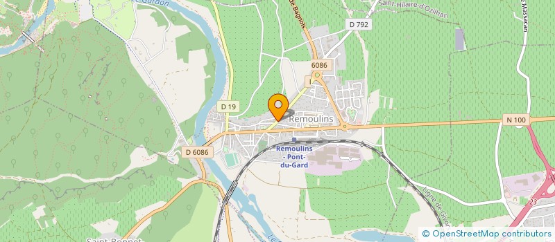 localisation de l'entreprise 808 679 542   CASTILLON-DU-GARD