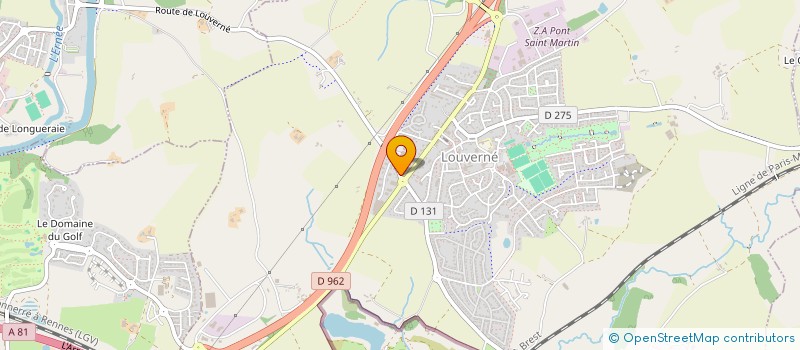 localisation de l'entreprise 808 680 433   LOUVERNE