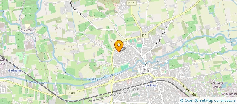 localisation de l'entreprise 808 684 377   LE THOR