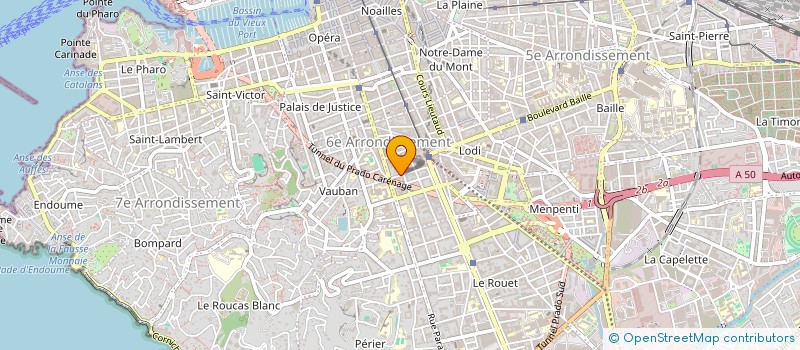 localisation de l'entreprise 808 700 173 à MARSEILLE 6EME