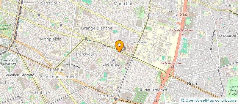 localisation de l'entreprise 808 714 869   LYON